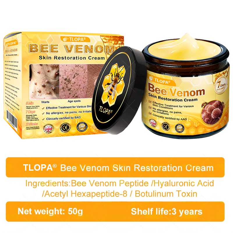 Made and Shipped from UK ✨ TLOPA® Bee Venom Skin Restoration Cream ⏰ LAST DAY 80% OFF⭐
