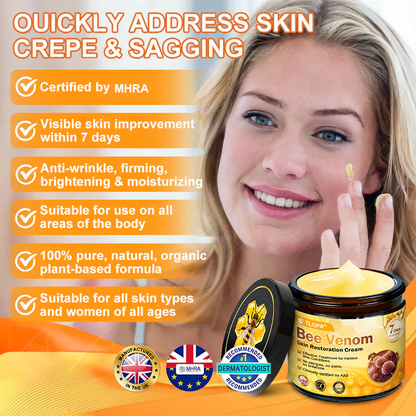 Made and Shipped from UK ✨ TLOPA® Bee Venom Skin Restoration Cream ⏰ LAST DAY 80% OFF🥑