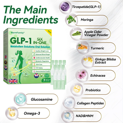 |𝑶𝒇𝒇𝒊𝒄𝒊𝒂𝒍 𝑺𝒕𝒐𝒓𝒆 | 🇬🇧𝙒𝙖𝙧𝙢𝙁𝙖𝙢𝙞𝙡𝙮® 𝐺𝐿𝑃-𝟏  𝑺𝑰𝑿-𝑰𝑵-𝑶𝑵𝑬 𝑯𝒆𝒂𝒍𝒕𝒉 𝑺𝒐𝒍𝒖𝒕𝒊𝒐𝒏 𝑶𝒓𝒂𝒍 𝑳𝒊𝒒𝒖𝒊𝒅 (𝐉𝐮𝐬𝐭 𝐨𝐧𝐜𝐞 𝐚 𝐝𝐚𝐲, 𝐯𝐢𝐬𝐢𝐛𝐥𝐞 𝐜𝐡𝐚𝐧𝐠𝐞𝐬 𝐢𝐧 𝟕 𝐝𝐚𝐲𝐬) 𝐅𝐨𝐫 𝐨𝐛𝐞𝐬𝐢𝐭𝐲, 𝐜𝐚𝐫𝐝𝐢𝐨𝐯𝐚𝐬𝐜𝐮𝐥𝐚𝐫 𝐡𝐞𝐚𝐥𝐭𝐡, 𝐝𝐢𝐚𝐛𝐞𝐭𝐞𝐬, 𝐬𝐥𝐞𝐞𝐩 𝐚𝐩𝐧𝐞𝐚, 𝐆𝐮𝐭 𝐇𝐞𝐚𝐥𝐭𝐡, 𝐣𝐨𝐢𝐧𝐭 𝐢𝐬𝐬𝐮𝐞𝐬, 𝐚𝐧𝐝 𝐦𝐨𝐫𝐞🇬🇧